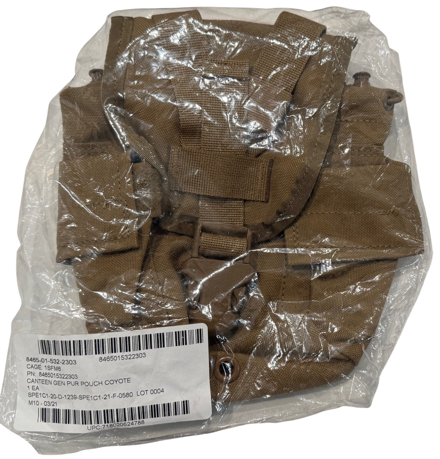 USMC MOLLE II 1QT Canteen/Utility Pouch COYOTE "NEW"