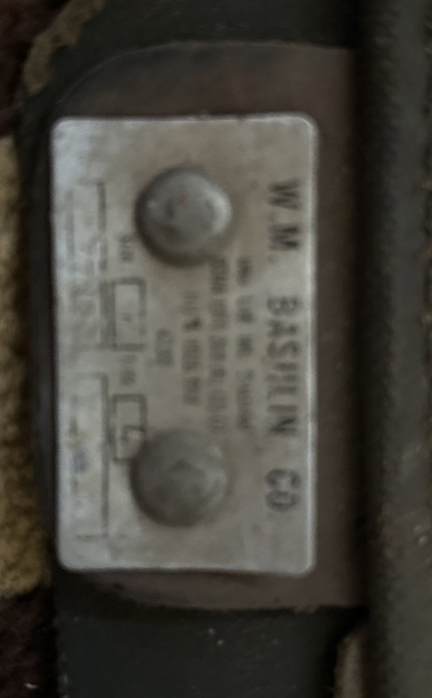 WM Baslin and Co climbing belt Large