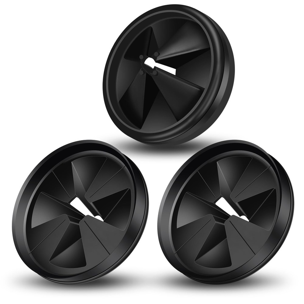 3 Pack Garbage Disposal Splash Guard - Sink Baffle 3 3/8" QCB-AM for InSinkEr...