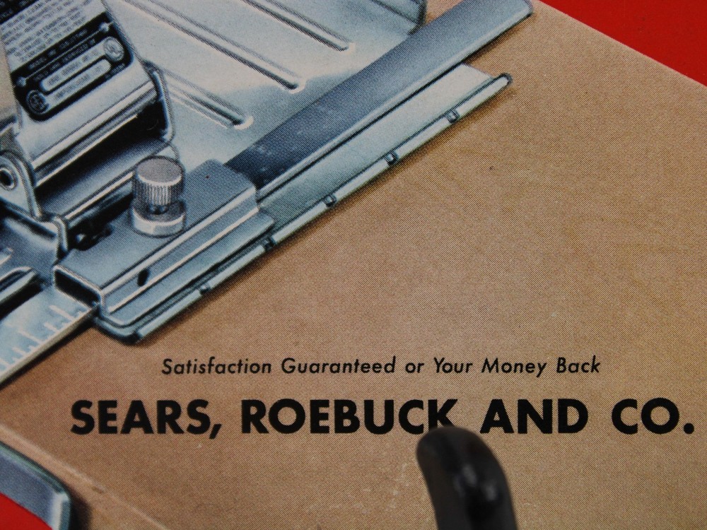 Vintage 1957 Sears Craftsman Power Tools Catalog Ex Condition!