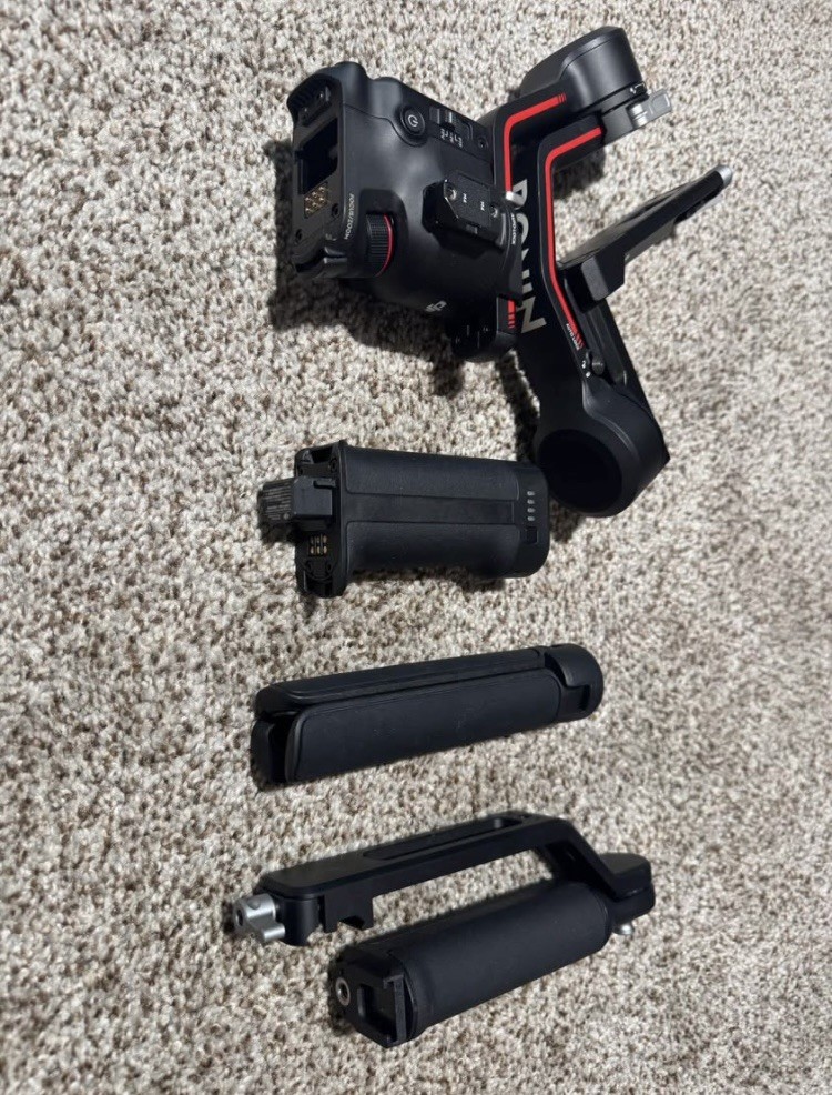 DJI RS 3 3-Axis Gimbal Stabilizer – Handheld Camera Stabilizer-W/ Handle