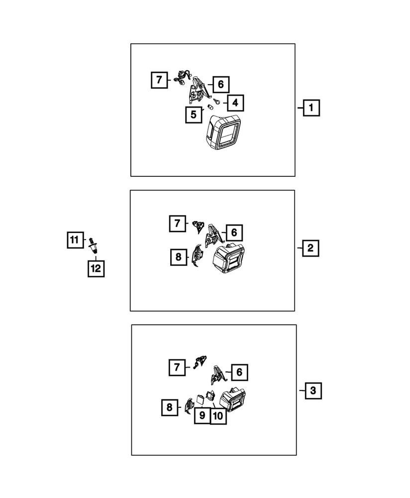 Genuine Mopar Mounting Bracket Right 68376496AA