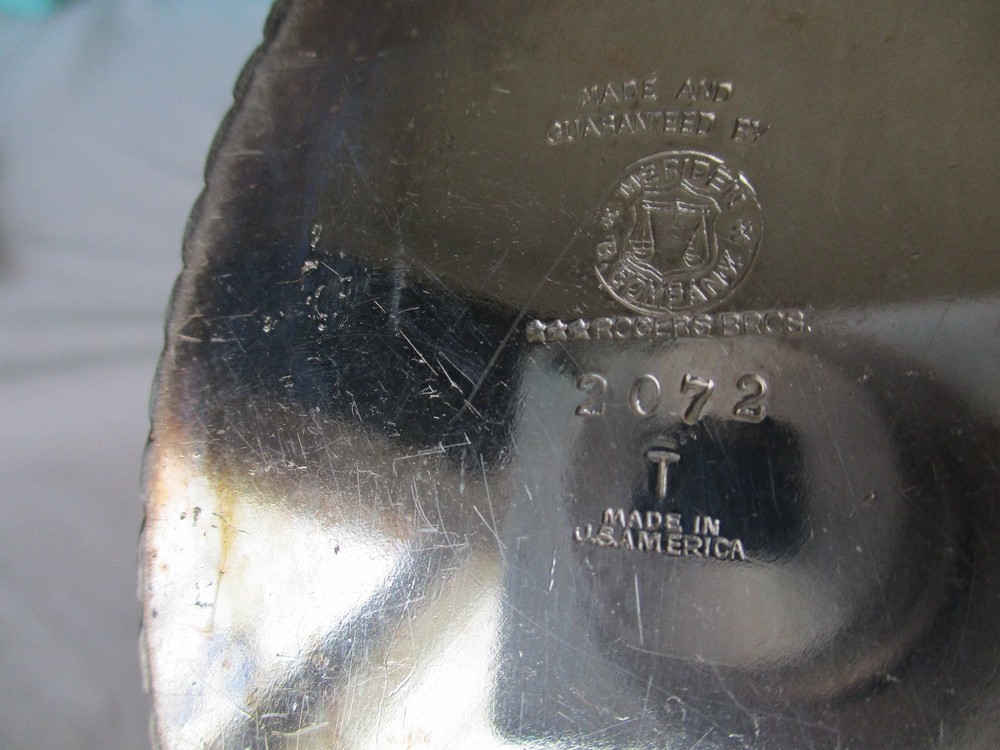 Vintage Meriden Britannia Co TEA POT Silverplate Rogers Bros 2072 MORE PCS *