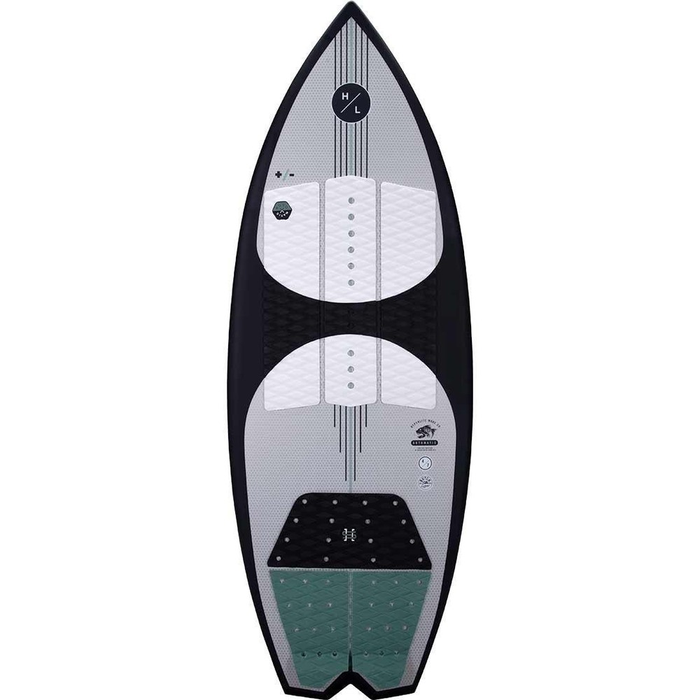 Hyperlite Automatic Wakesurfer Black/Mint 4ft 7in