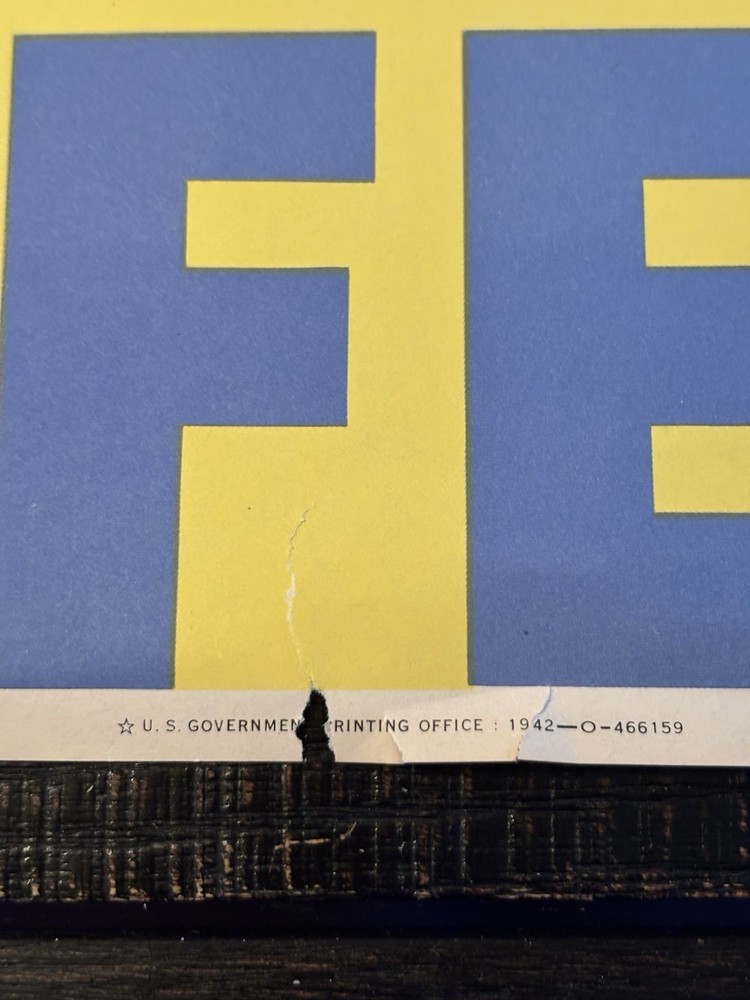 WWII ORIGINAL POSTER