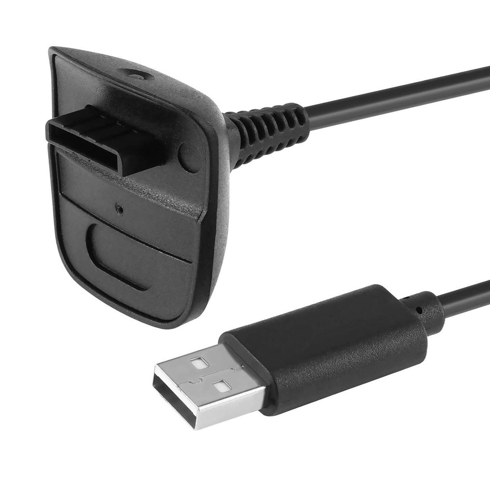 USB Charger Cable for XBOX 360/360 Slim Wireless Controller - 5ft 4800mAh