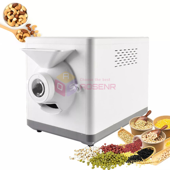 Electric Coffee Bean Roasting Machine Automatic Grains Baking Roaster Machine