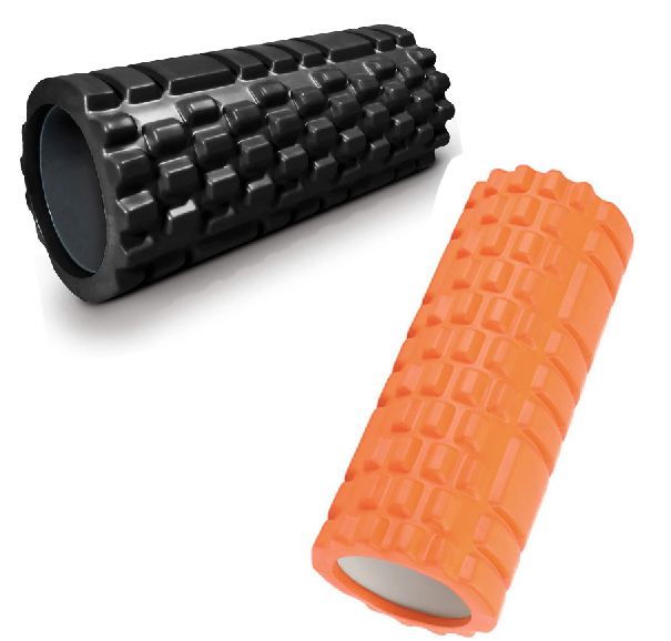 KHAMPA Grid Foam Roller for Exercise - High Density Deep Tissue RollerKit