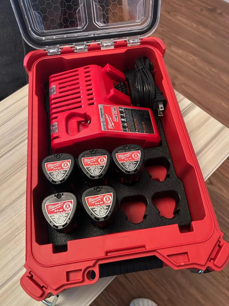 Milwaukee Packout Insert for M18 and M12 Multi-Voltage Charger (Insert Only)