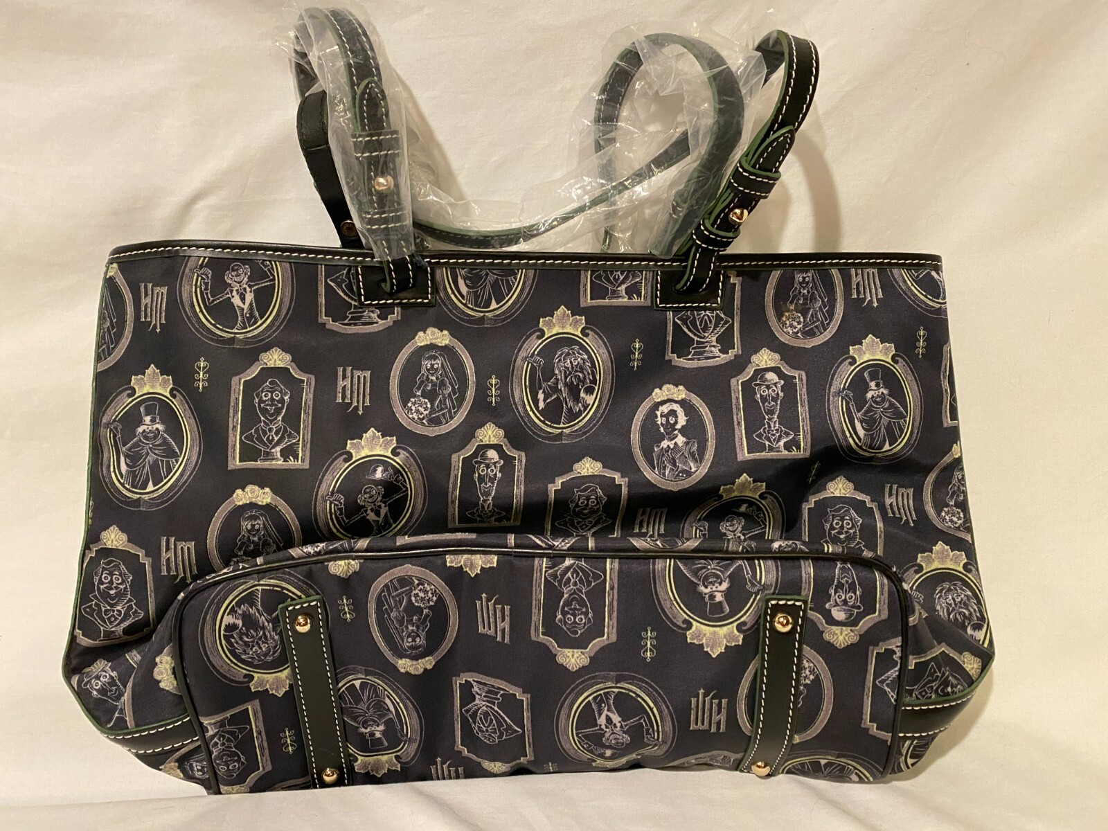 Disney Haunted Mansion Portraits Shopper Tote by Dooney & Bourke - Brand New