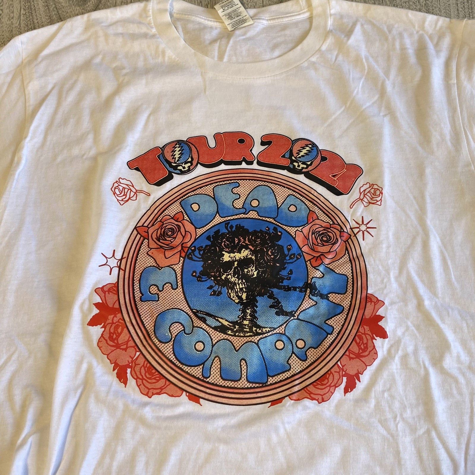 Dead and Company 2021 Concert Tour T Shirt Men's L Grateful Dead