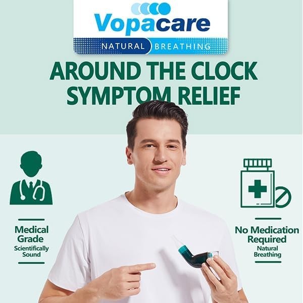 Flutter Valve Breathing Exercise Device for Lungs, Mucus Removal & Lung Stren...