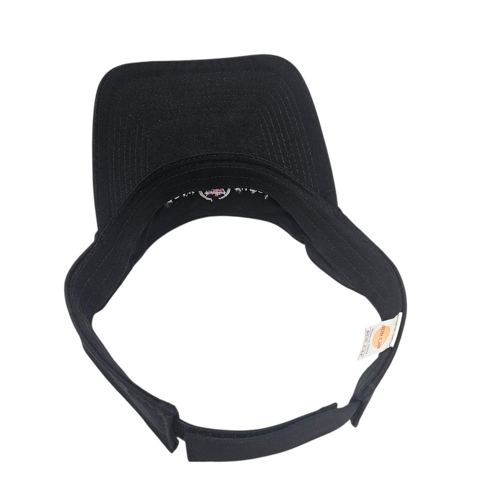 Cadillac Breakthrough Logo Black Golf Visor Adjustable Sun Cap