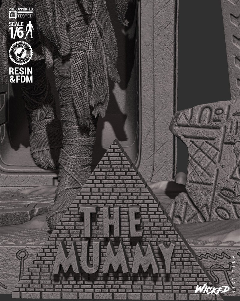 Horror Classic The Mummy model kit unassembled unpainted see Description