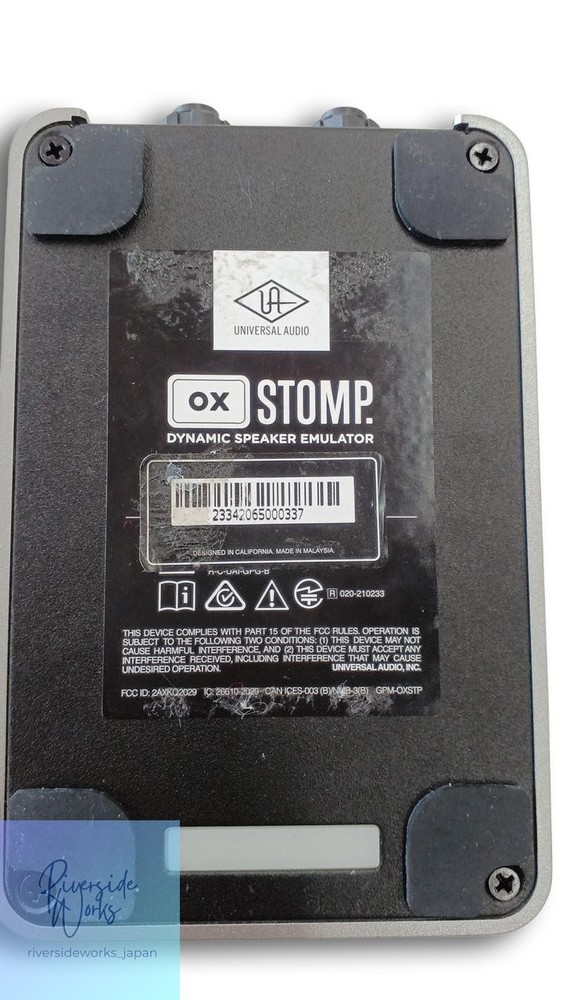 UNIVERSAL AUDIO OX Stomp Cabinet Simulator Pedal JP