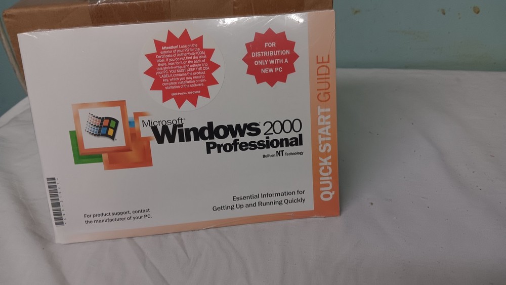 Microsoft Windows 2000 Professional SP2 Full Operating System + Product key