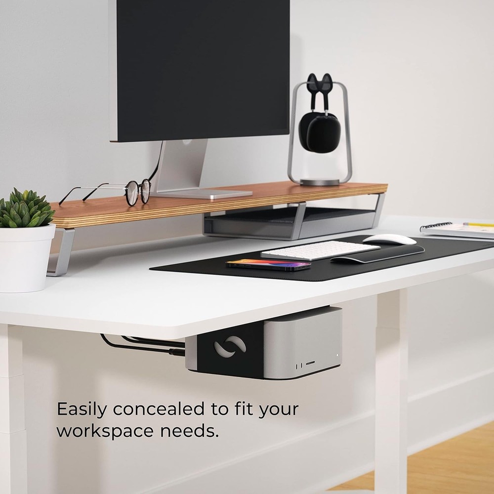 Heat Dissipation Desk Mount for Mac Studio