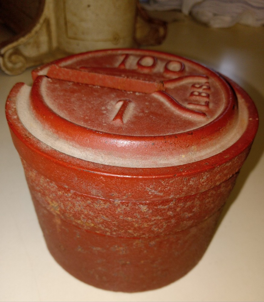 Antique Scale Weights 3 Piece Set