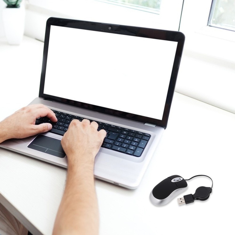 Quiet Mouse Retractable Wire Optical Wired High Voltage Electric