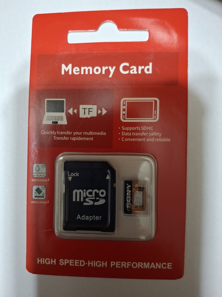 Sony Micro SD Card. 2TB