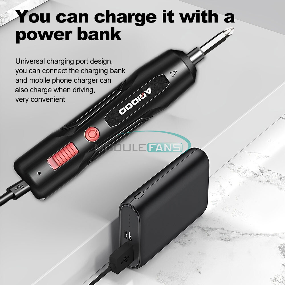 Portable Electric Screwdriver set mini Compact USB rechargeable Screw Driver