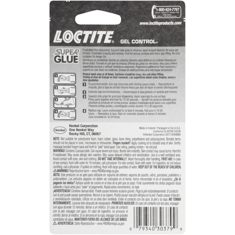 Loctite High Strength Gel Super Glue 4 gm (Pack of 6)