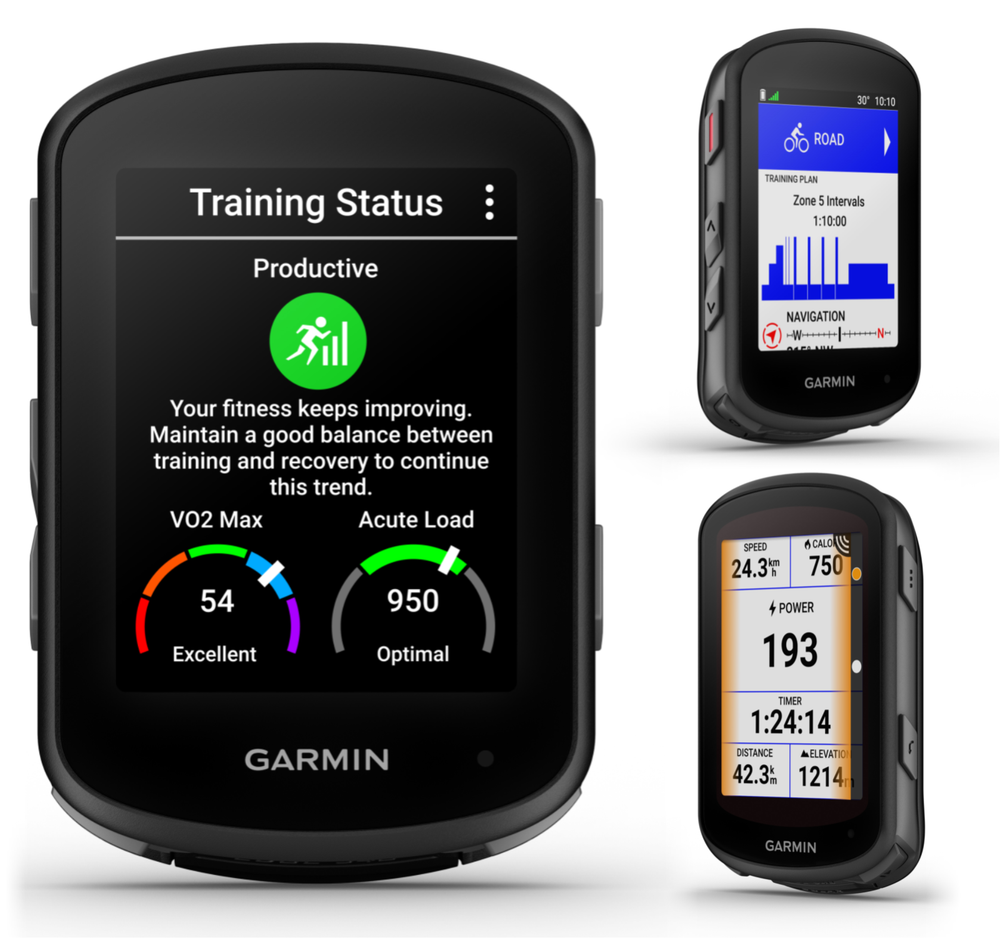 Garmin Edge 540 GPS Cycling Computer Button Controls with Power Bank