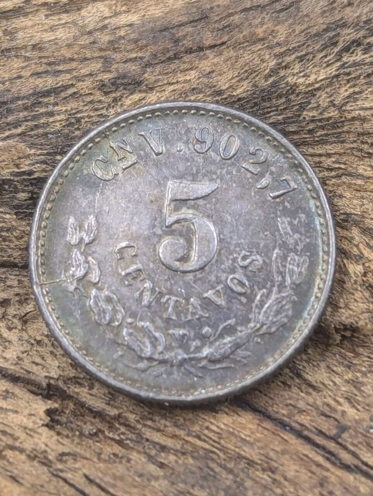 MEXICO ~ 1903 Cn V ~ CULIACAN~ SILVER 5 CENTAVOS ~  UNCIRCULATED!