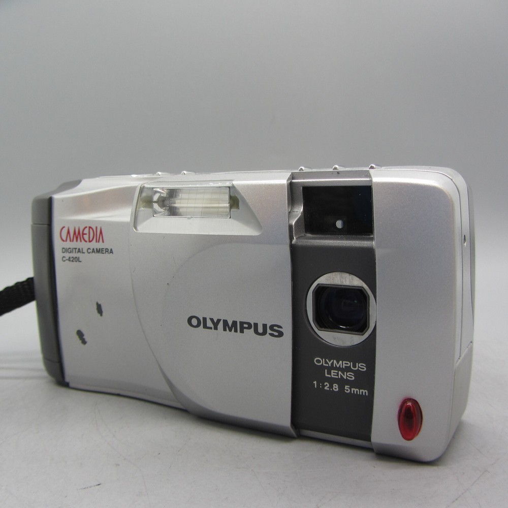 Olympus Digital Camera Camedia C-420L 0.4MP Silver Tested