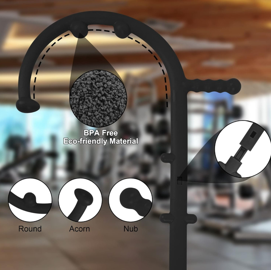 Massage Trigger Point Cane, Muscle Release Tool Self Massage Hook Cane, Handheld