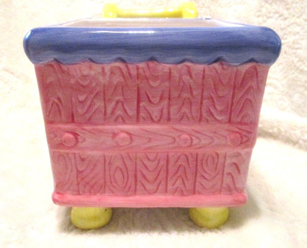 Easter/Baby~Ceramic Cart Planter~Easter Collection~Early 2000