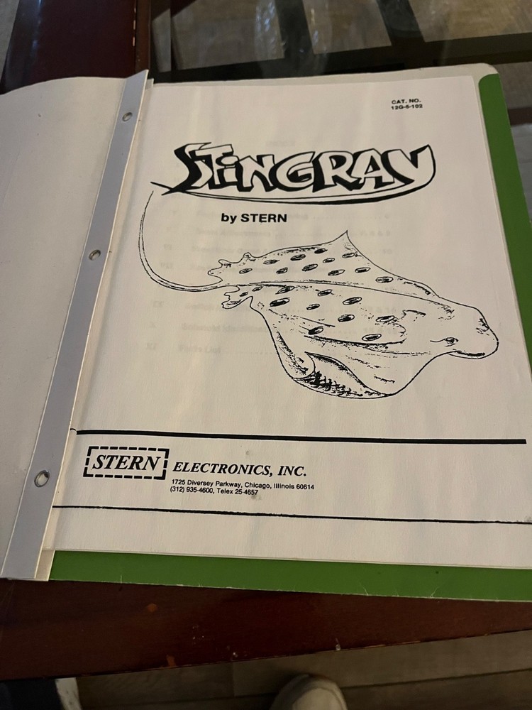 Stingray Pinball Manual