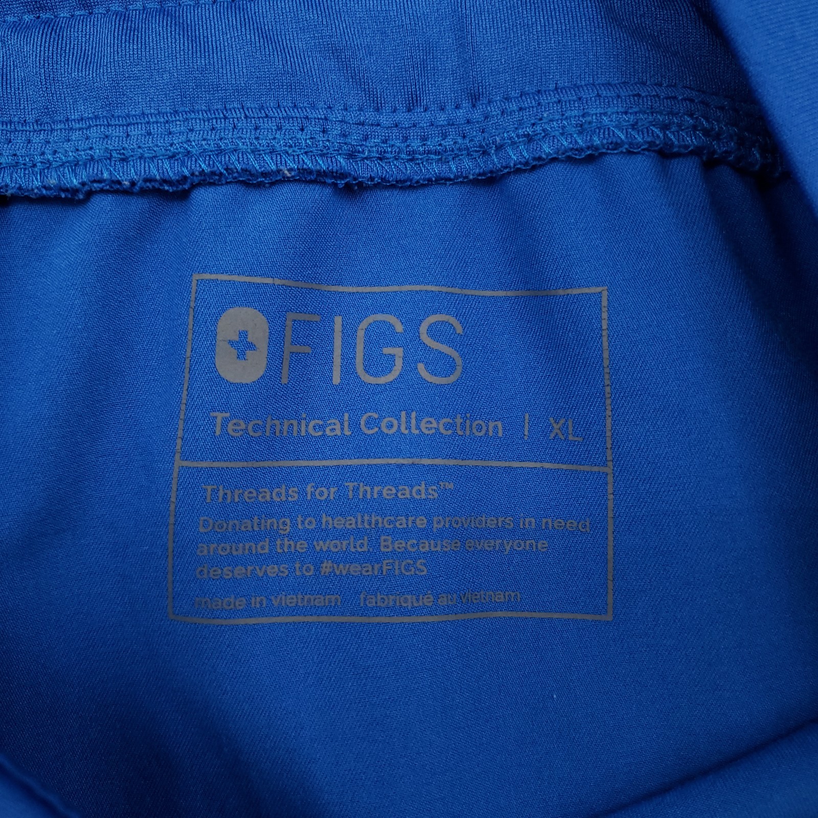 Figs Scrub Uniform Set Womens M Medium Blue Rafaela Jogger Technical Collection