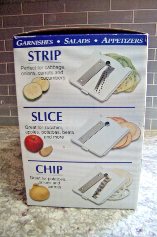 Progressive Pro-Slice 4 Pc. Slice & Garnish Machine As Seen on TV New Open Box