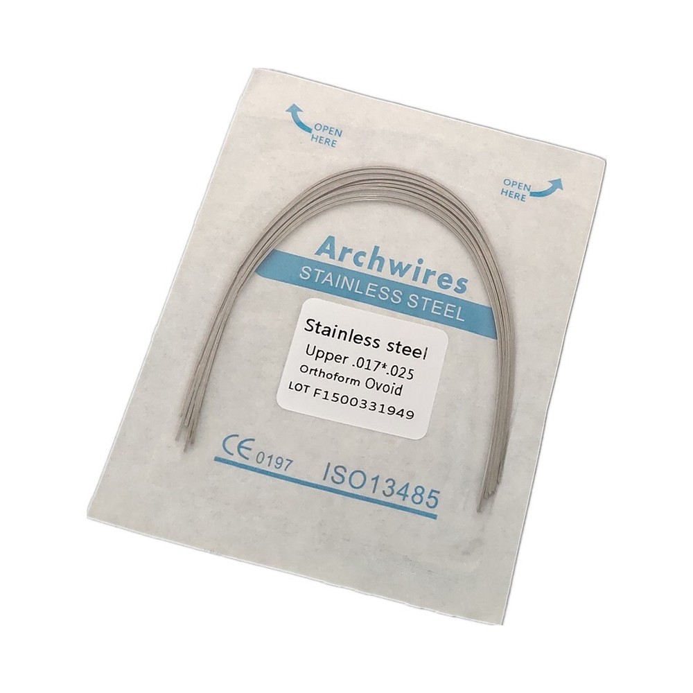 10pcs Dental Orthodontic Arch Wire Stainless Steel Rectangular