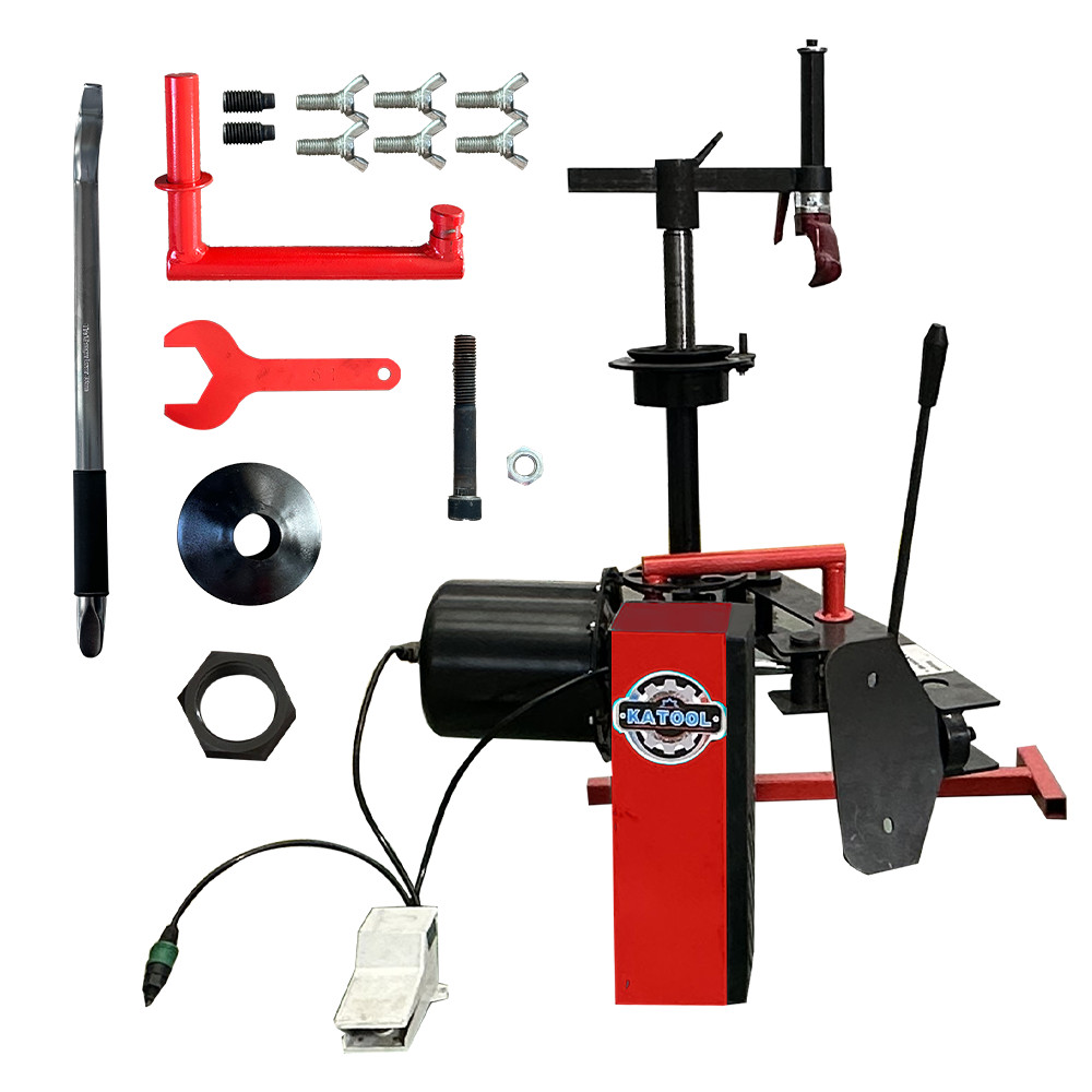 KATOOL KT-1030P Mini Tire Changer Machine 10-21 Inch for Road Rescue