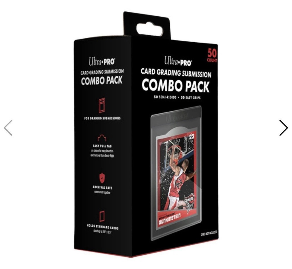Ultra Pro Card Grading Submission Combo Pack Semi-rigid ( 50 per pack)