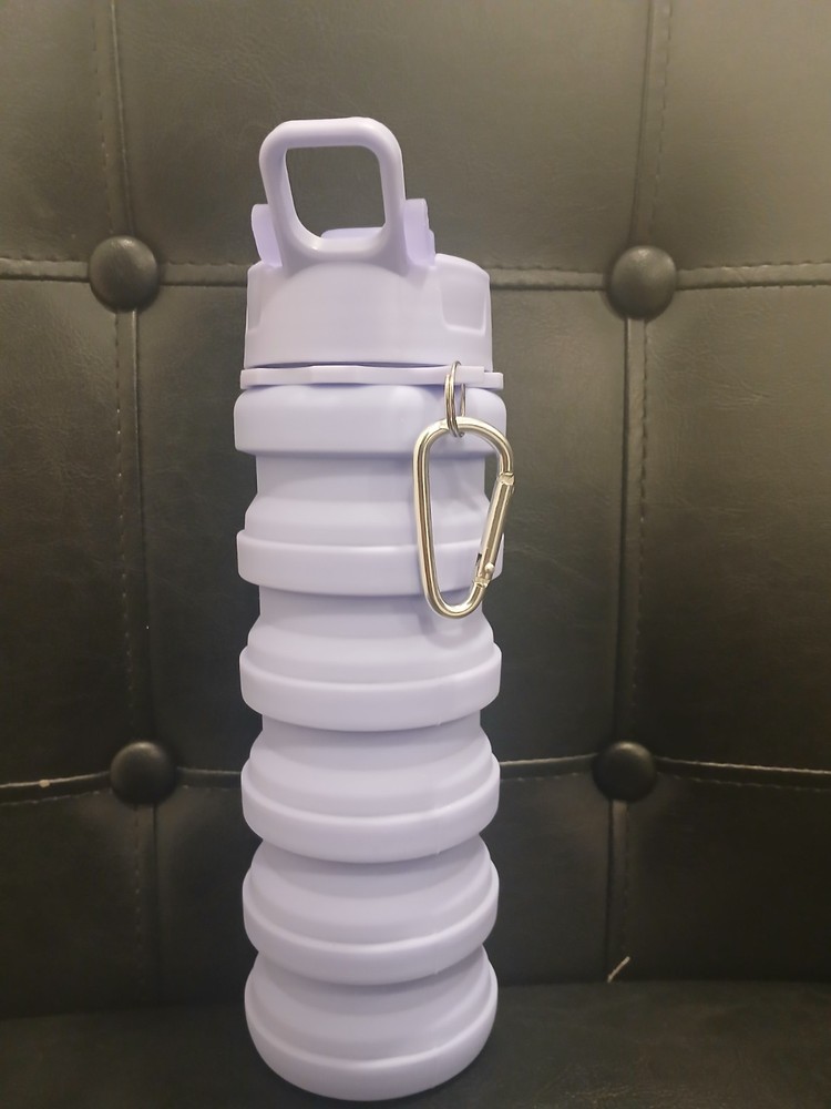 Collapsible Water Bottle SILICONE | BPA Free| ASSORTED COLORS