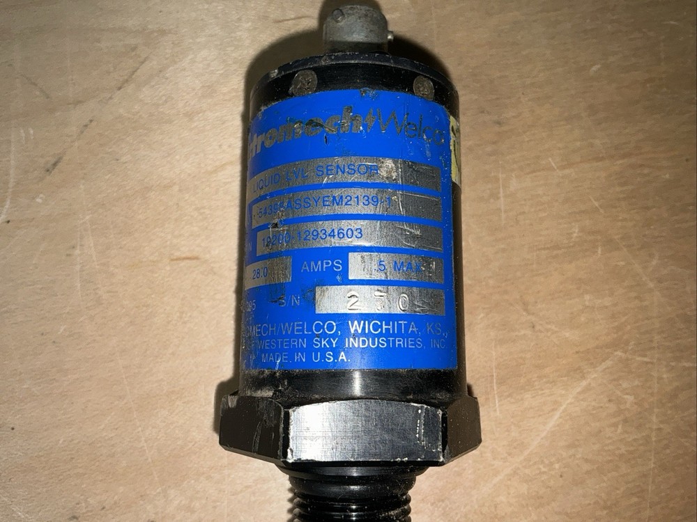 Electromech Welco Pressure Switch Liquid Level Sensor EM2139-1 01-367-7993 M-109