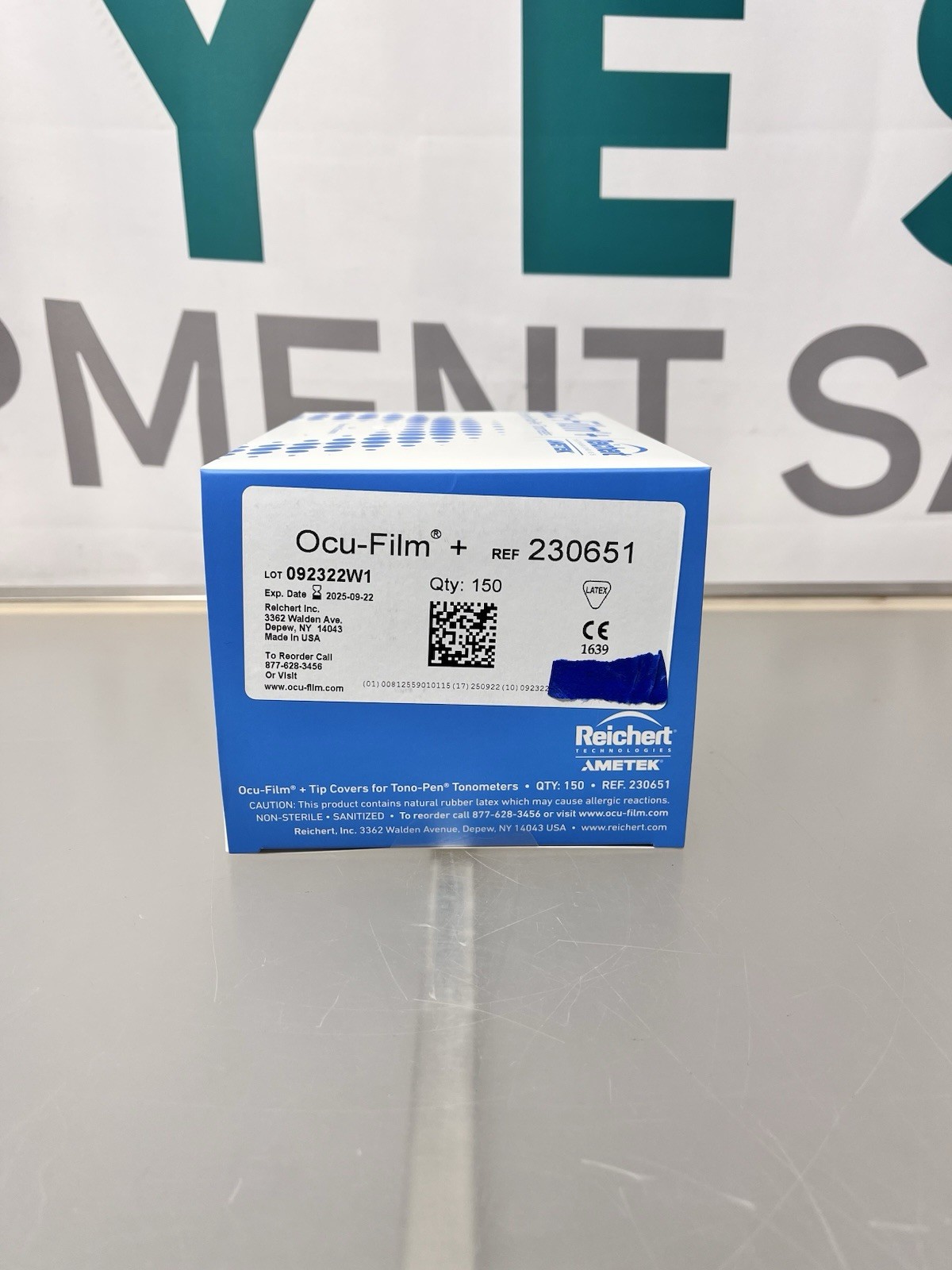 Reichert Ocu-Film Tip Cover for Tono-Pen/ Tonometers Ref 230651 - Brand New