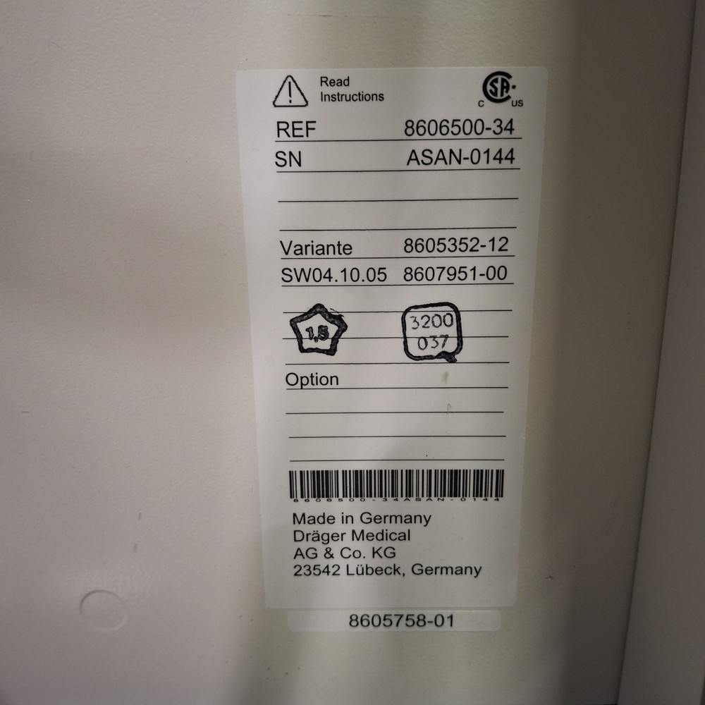 Draeger Medical Apollo Anesthesia System