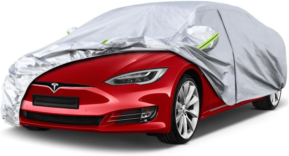 Kaugung Tesla Model S Car Cover Silver