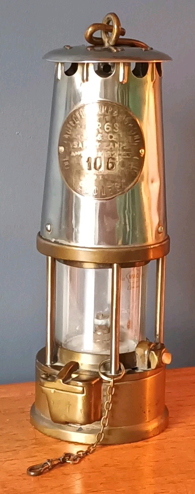 Eccles Miners Safety Lamp The Protector Lamp & Lighting Co Ltd Type GR6S B2/233