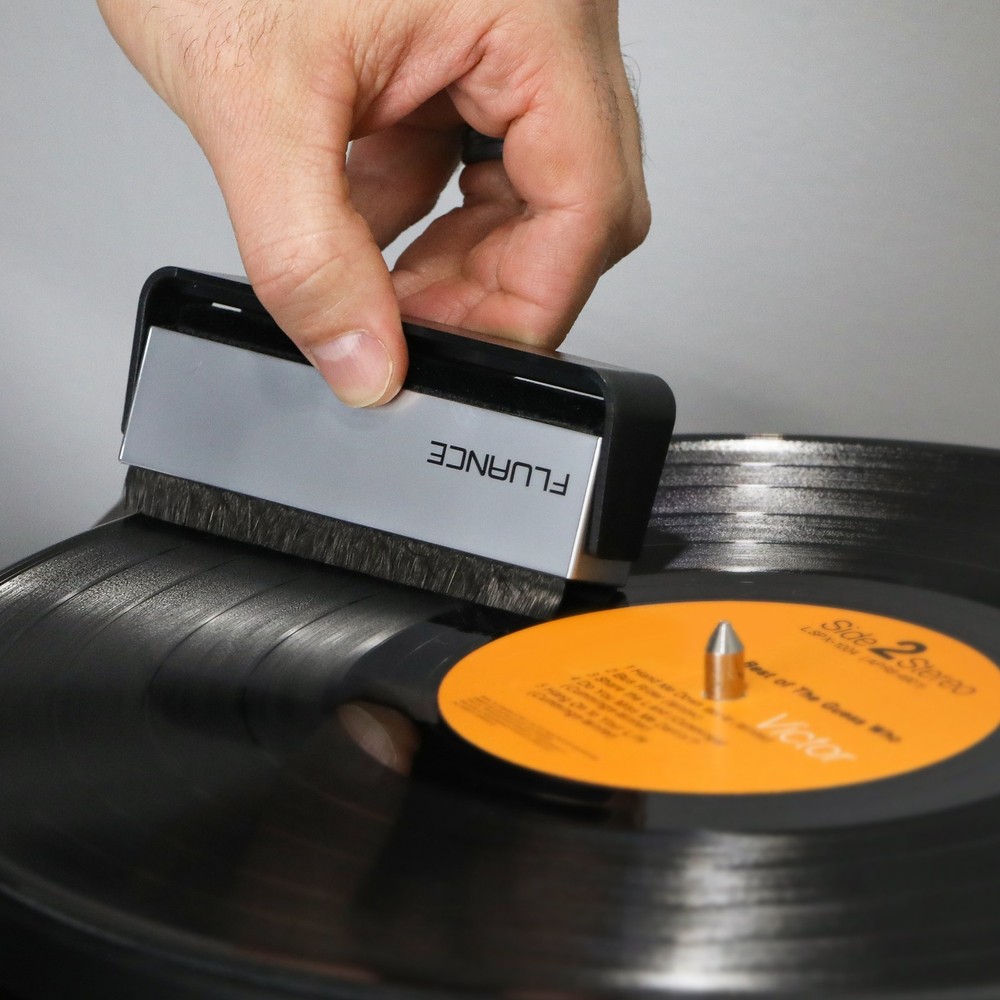 Fluance RT85 Reference Turntable with Record Weight and Vinyl Cleaning Kit