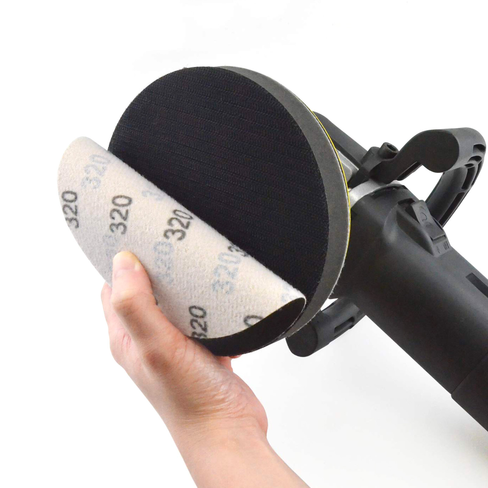 2/4Pcs 6in Soft Foam Interface Sanding Disc Hook Loop Sander Buffer Backing Pad