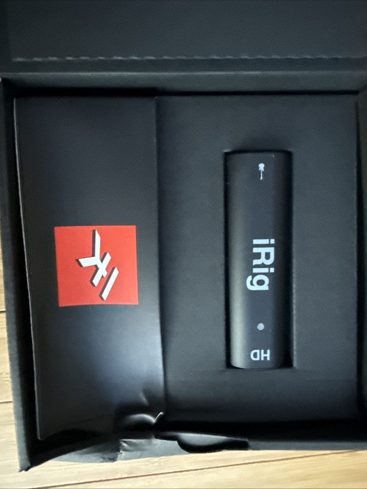 IK Multimedia iRig HD Studio-Quality Guitar Interface for iOS/MAC NOS