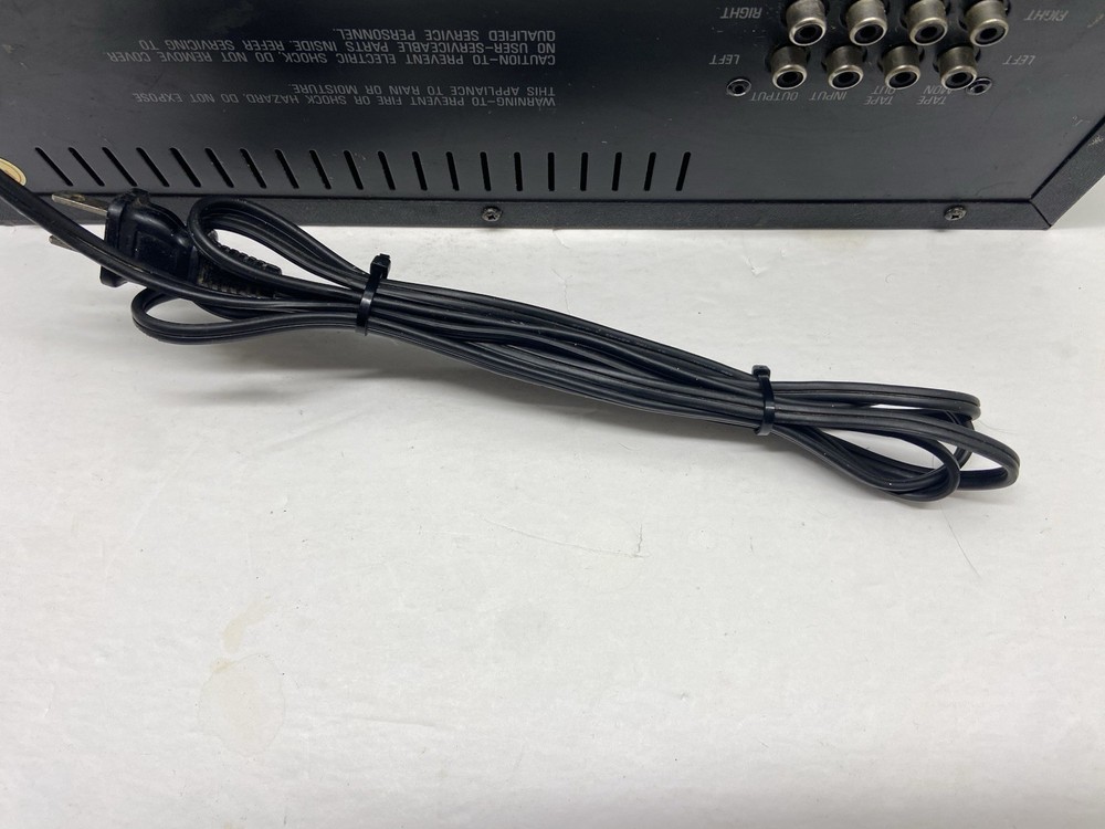 ADC Sound Shaper One Ten Stereo Frequency Equalizer Black Powers On Untested