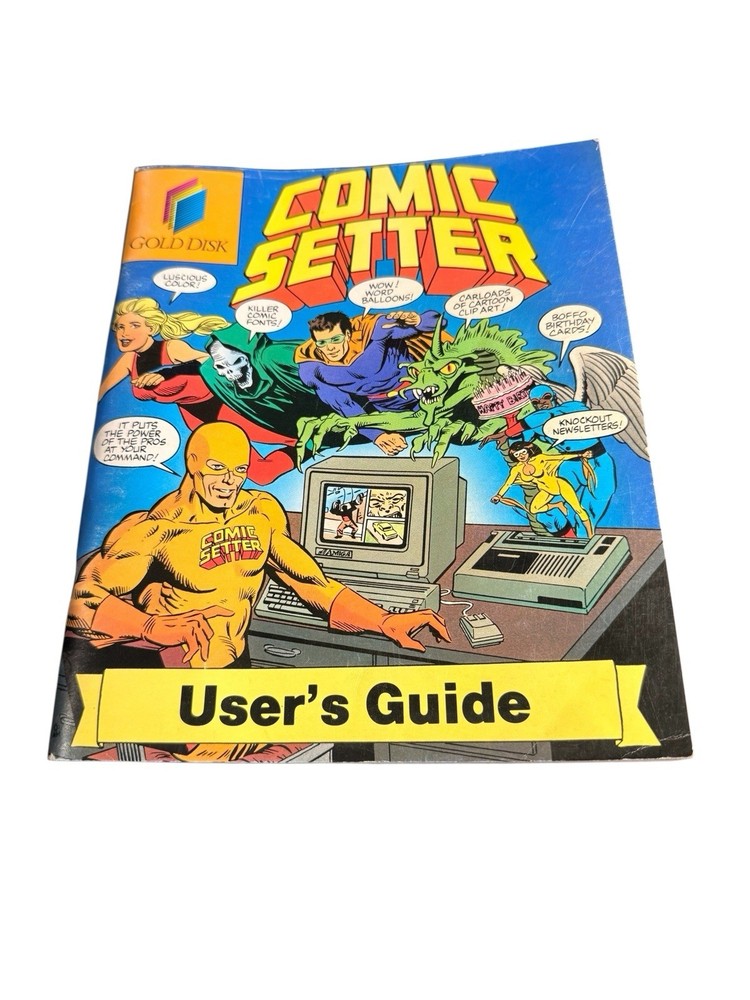 Gold Disk Comic Setter Users Guide 1988
