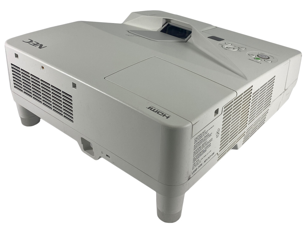 NEC UM330W 3LCD Projector UST Supports Interactive eBeam Module 3300 Lumens 4K🔥