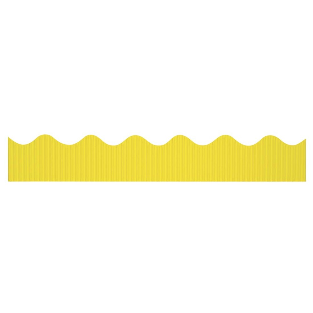 Solid Color Bordette Decorative Borders Canary Yellow
